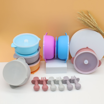 เครื่องล้างจานฟรีชามดูดซิลิโคนเด็กกันลื่น Kids Safe มีไมโครเวฟ