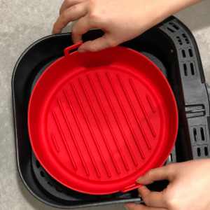 คุณภาพสูงเกรดอาหารออกแบบใหม่ Air Fryer ซิลิโคนเตาอบอุปกรณ์เสริมพร้อม Air Circulation