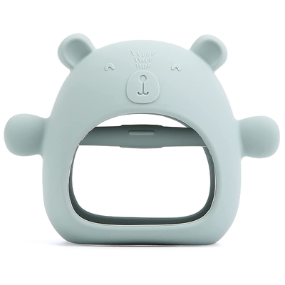 บรรเทาอาการปวด Anti-Drop ซิลิโคน Mitten Teething ของเล่นเพื่อบรรเทาอาการเจ็บเหงือก