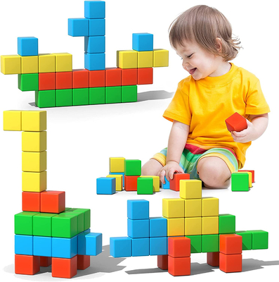 บล็อกตัวสร้างแม่เหล็กเพื่อการศึกษาก่อนวัยเรียนของ Sensory Montessori สำหรับเด็กผู้หญิง
