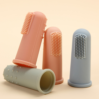 Baby Toothbrush Finger Toothbrush Oral Cleaner Kit สำหรับ 3 เดือนขึ้นไป