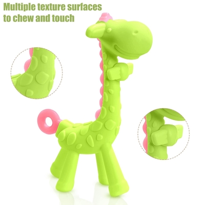 OEM ODM Baby Silicone Chew ของเล่น BPA ฟรี Unbreakable Safe In Sterilizer