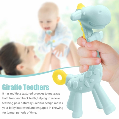 BPA ฟรีไม่มีวัสดุที่เป็นอันตรายซิลิโคน Teething ของเล่นสำหรับเด็กแรกเกิด