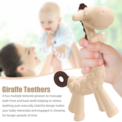 No Phthalates Allergy Allergy Friendly Silicone Teething Toy สำหรับการสำรวจทางประสาทสัมผัส