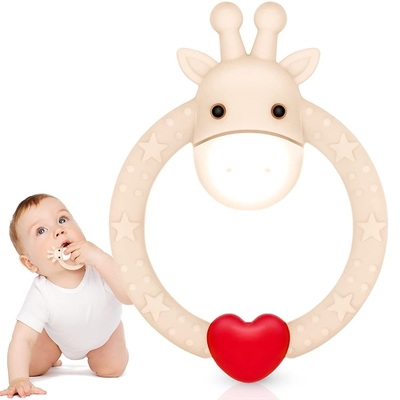 No Phthalates Allergy Allergy Friendly Silicone Teething Toy สำหรับการสำรวจทางประสาทสัมผัส
