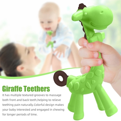 ของเล่นกัดฟันซิลิโคนอ่อนนุ่มปลอดสารพิษสำหรับของขวัญอาบน้ำเด็ก