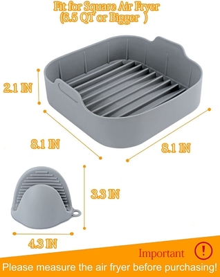 ไม่มี PVC BPA ฟรี Patel Color Air Fryer ตะกร้าซิลิโคนปลอดภัยใน Sterilizer