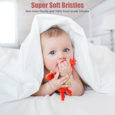 Soft BPA Free ของเล่นซิลิโคนเคี้ยวสำหรับเด็กที่ออกแบบใหม่ปลอดภัยในเครื่องล้างจาน
