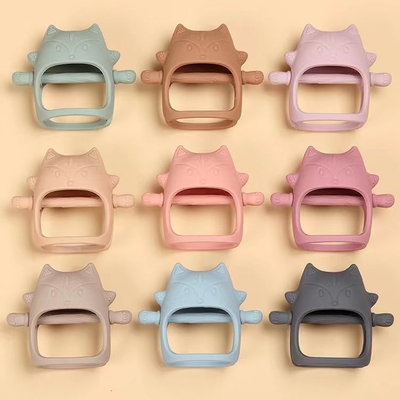 BPA Free Soft Anti-Drop ซิลิโคนเคี้ยวของเล่นสำหรับความต้องการในการดูด