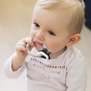 No - phthalates No - Harmful - วัสดุซิลิโคนเด็ก Teething ของเล่นสำหรับทารกแรกเกิด