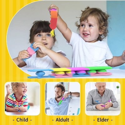 คุณภาพสูงน่ารัก Anti-stress Squidopops Fidget ของเล่นปลอดภัยในเครื่องล้างจาน