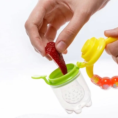 การบรรจุอย่างรวดเร็วฟรี BPA ป้องกันการสำลักผลไม้ให้อาหารทารกสำหรับทารก