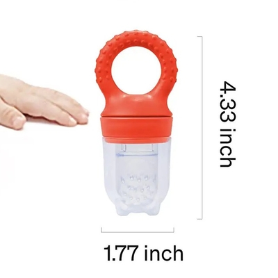 BPA Free Essentials 2 In 1 ซิลิโคน Feeder Teether สำหรับ Perfect Baby Registry Gift