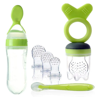 เครื่องล้างจาน Unisex Safe Squeezable Baby Fruit Feeder Pacifier สำหรับการงอกของฟันของทารก