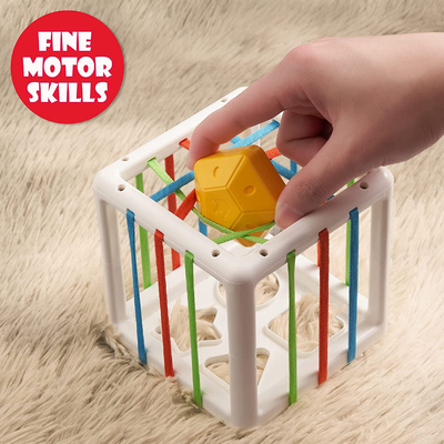 Baby Blocks เกมเรียงลูกบอลที่มีพื้นผิวสีสันสดใสสำหรับทักษะยนต์ชั้นดี Early