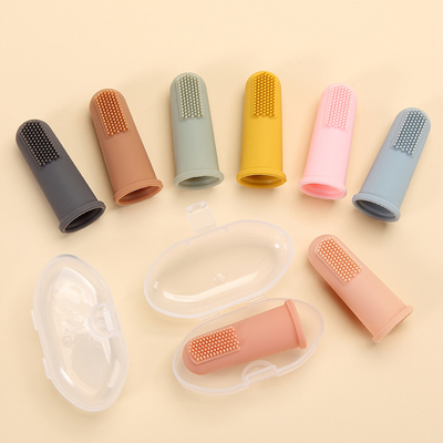 Baby Toothbrush Finger Toothbrush Oral Cleaner Kit สำหรับ 3 เดือนขึ้นไป