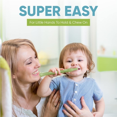 Super Soft Infant Teething Relief Sticks สำหรับทารก 0-6 เดือน