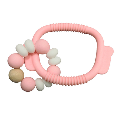แหวนยางกัดซิลิโคนอ่อนนุ่มปลอดสาร BPA อาหารเกรด 32g