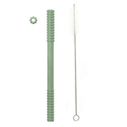 ODM ผลิตภัณฑ์ซิลิโคนสำหรับเด็ก Teething Tubes Chew Stick Teether พร้อมแปรง 20 ซม.