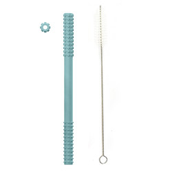 ODM ผลิตภัณฑ์ซิลิโคนสำหรับเด็ก Teething Tubes Chew Stick Teether พร้อมแปรง 20 ซม.