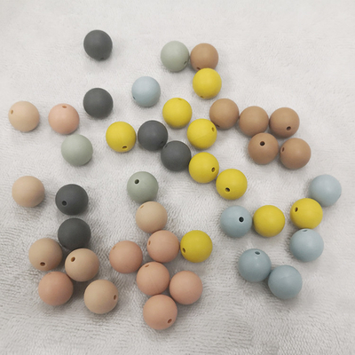 อ่อน ที่รัก BPA ฟรีซิลิโคน Teething Beads ปลอดภัย BPA ฟรีหลวมจำนวนมาก Teething Beads