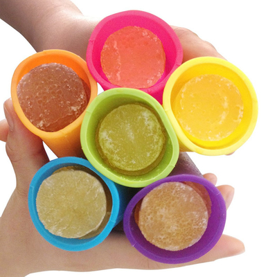 ไอศกรีมซิลิโคนแบบกำหนดเองของ OEM Pops Popsicle Moulds Lollipop Freezer FDA