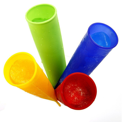 ไอศกรีมซิลิโคนแบบกำหนดเองของ OEM Pops Popsicle Moulds Lollipop Freezer FDA