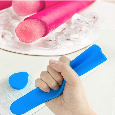 ไอศกรีมซิลิโคนแบบกำหนดเองของ OEM Pops Popsicle Moulds Lollipop Freezer FDA
