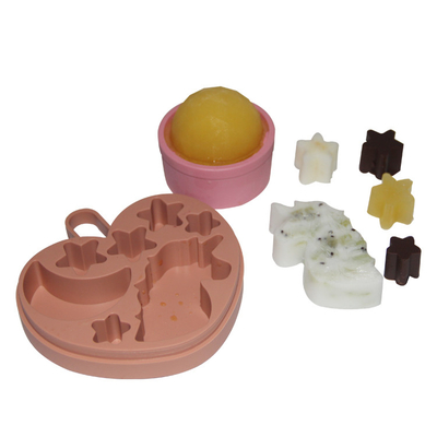 แม่พิมพ์น้ำแข็งซิลิโคนเกรดอาหาร Diamond Ball Shaped Ice Cube Tray 6.2*5.6*5cm
