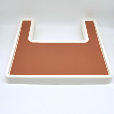 BPA ฟรี Matte Finish ซิลิโคนเก้าอี้สูง Placemat 1mm หนาตาราง Mat