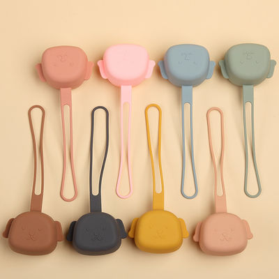 เครื่องล้างจานปลอดภัยปั้นในผลิตภัณฑ์ซิลิโคนเด็กน่ารักหนึ่งรูปลูกสุนัข